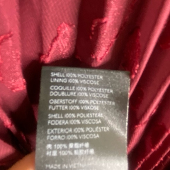 Anthropologie Toulon Pleated Mini Dress in Plum Size Small NEW - Picture 8 of 8